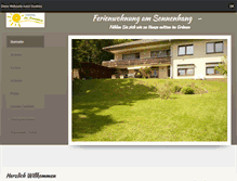 Tablet Screenshot of fewo-am-sonnenhang.de